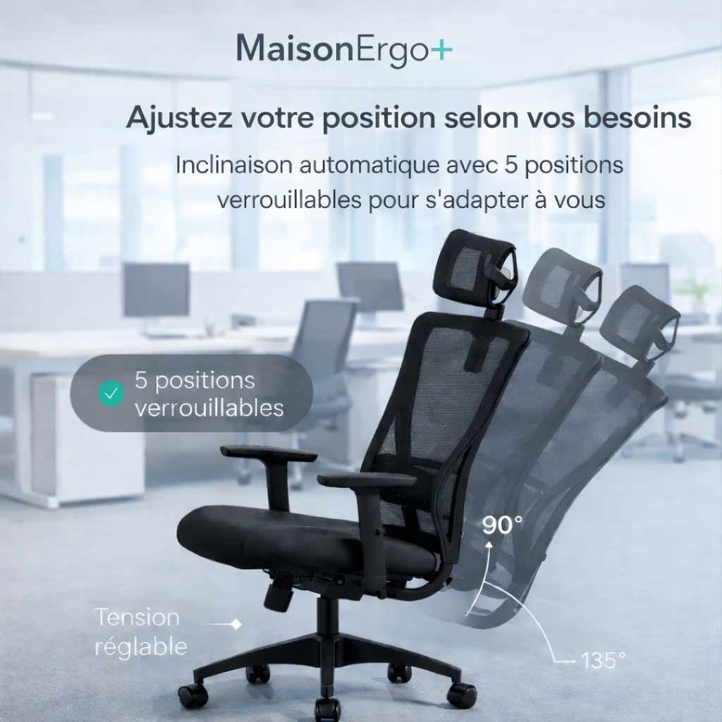 Vertix X1 - positions réglables