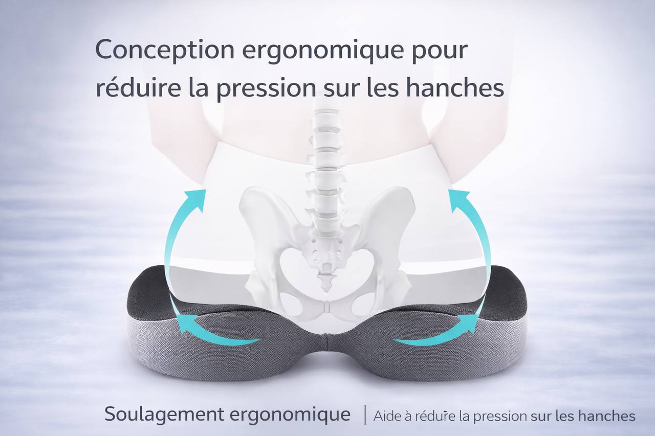 Coussin coccyx - structure interne