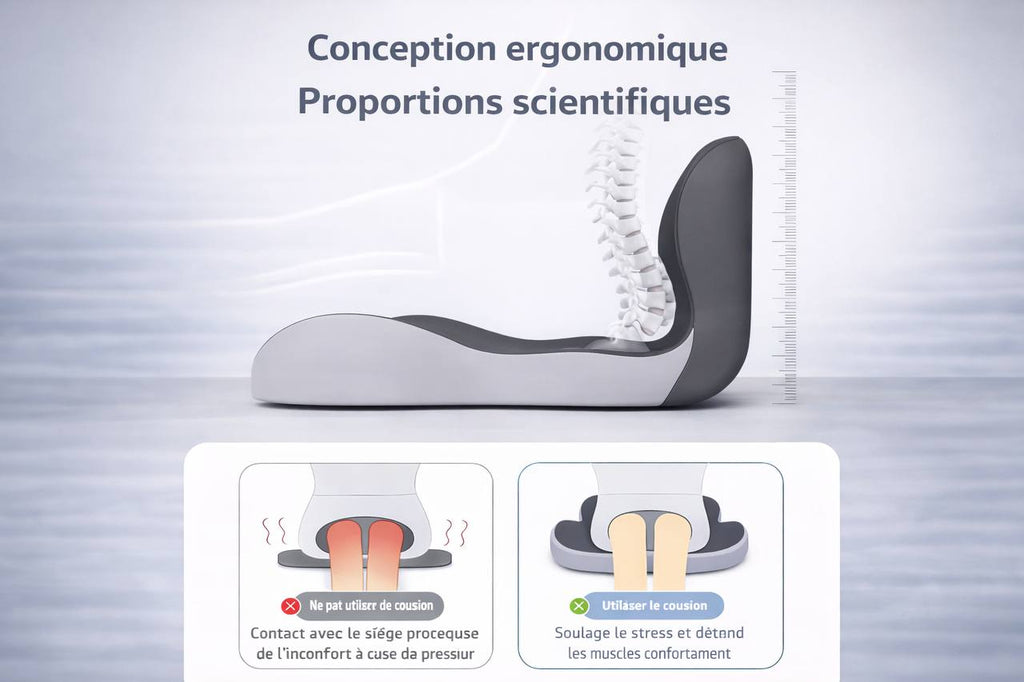 Coussin intégral - dimensions