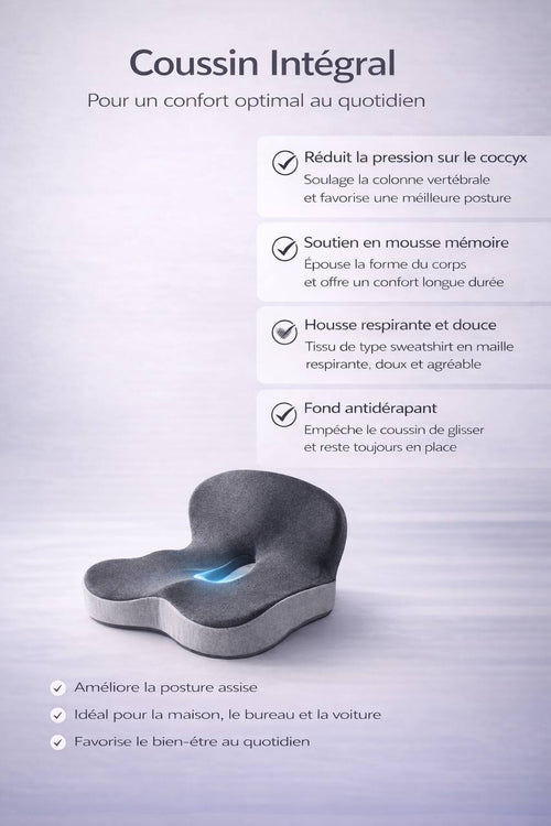 Coussin intégral - caractéristiques